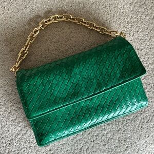 Bottega Veneta Vintaged Medium clutch bag in leather Intrecciato
